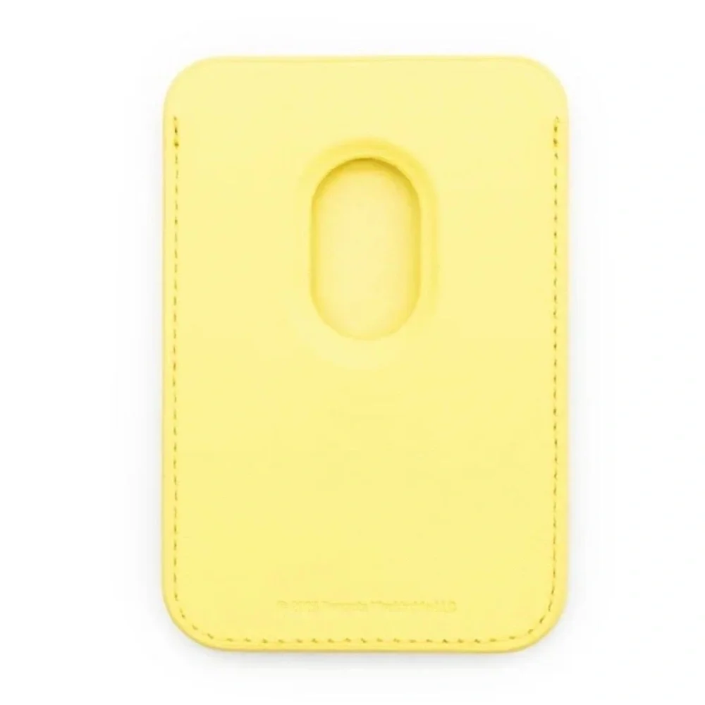 Peanuts Yellow and Black MagSafe Wallet